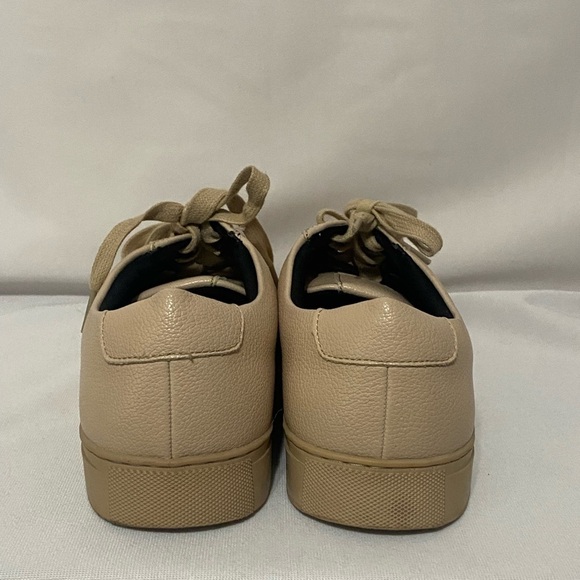 Alfani LIKE NEW men's tan vegan leather Grayson lace up sneakers size 8.5 - Picture 6 of 6